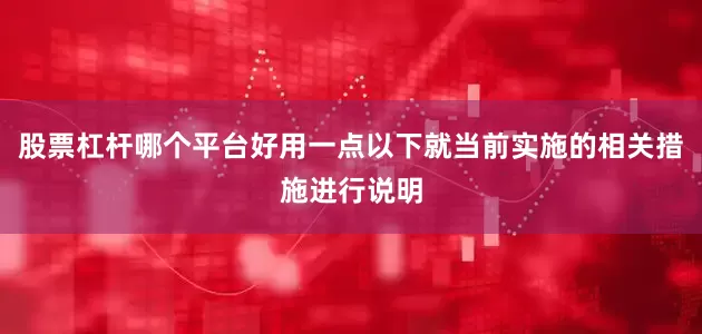 股票杠杆哪个平台好用一点以下就当前实施的相关措施进行说明